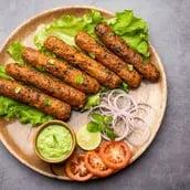 Surprise Seekh Kebab with Bread